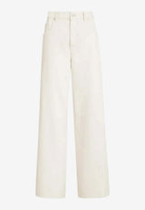 Brunello Cucinelli Straight-Leg Washed Jeans White M0H81P4075CO/S_CUCIN-C8739