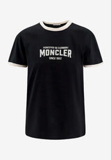 Moncler Logo Print Crewneck T-shirt Gray L10938C0003189AUO_P90