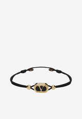 Valentino Garavani VLogo Enamelled Cord Bracelet 7Y2J0AI9GBQ/R_VALE-CMP_100-U