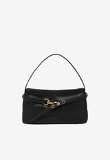 Miu Miu Aventure Leather Shoulder Bag Black 5BC182OOO2BBL/S_MIU-F0002