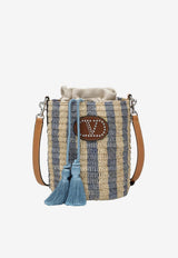 Valentino Garavani Handwoven Raffia Bucket Bag 8W2B0T03IXU/S_VALE-C8G_100-U