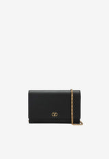 Valentino Garavani Grained Leather Clutch Bag 7W0P0AT7SNP/R_VALE-0NO_100-U