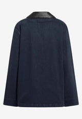 Miu Miu Hematite Oversized Jacket Gray MH2053OOO19R2/S_MIU-F063H
