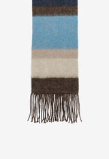Miu Miu Wool Striped Scarf Multicolor 5FS0942CVD/R_MIU-F04BD