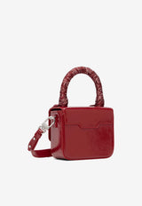 Amiri Nano MA Grained Leather Handbag Red AWHABA1049_633