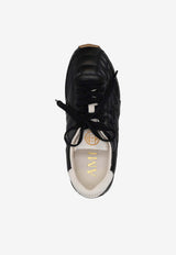Amiri Pacific Football Leather Sneakers Black AWSNSN1034_001