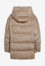 Max Mara The Cube Desiderio Reversible Down Jacket Beige DESIDERIOWO/R_MAXC-001