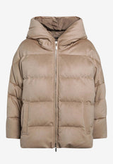 Max Mara The Cube Desiderio Reversible Down Jacket Beige DESIDERIOWO/R_MAXC-001