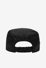 Prada Logo Stitched Cap Black 1HC5082DMI/S_PRADA-F0632