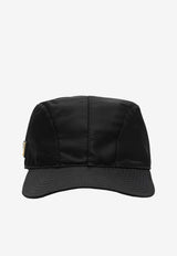 Prada Logo Stitched Cap Black 1HC5082DMI/S_PRADA-F0632