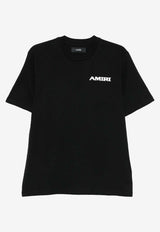 Amiri Logo Sport Crewneck T-shirt Black AMTOJR1041_001