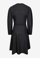 Moncler Rope-Belt Midi Dress Black L10932G0000859866_999