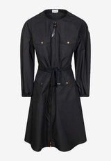 Moncler Rope-Belt Midi Dress Black L10932G0000859866_999