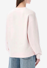 Anine Bing Spencer Logo Sweatshirt Pink A0812034_PKI1