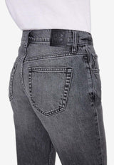 Anine Bing Kate Washed Denim Pants Gray A0612207_GRY36