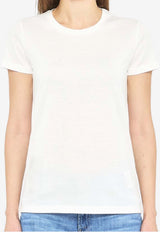 Moncler Logo Patch T-shirt Natural L10938C73200V8058_033