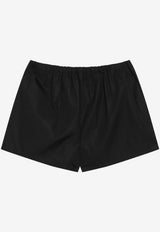 Prada Elasticated Poplin Shorts Black P235KOOO1XV2/S_PRADA-F0002