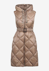 Max Mara The Cube Tregil Sleeveless Down Jacket Beige TREGILNY/R_MAXC-040