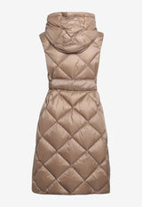 Max Mara The Cube Tregil Sleeveless Down Jacket Beige TREGILNY/R_MAXC-040