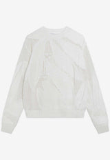 Max Mara Salvo Embroidered Sweater White MXMSALVOCO/S_MAXM-001
