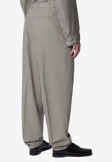 Brunello Cucinelli Pleated Straight-Leg Pants Green MH252F1130CO/S_CUCIN-C2442