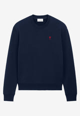 AMI PARIS Ami De Coeur Sweatshirt Blue BFUSW035730_430