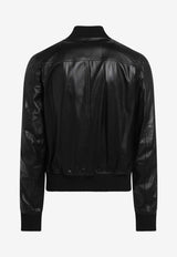 Rick Owens Bauhaus Flight Leather Jacket Black RU02E1749LBY/R_RICKO-09