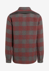 Rick Owens Plaid Check Wool Overshirt Multicolor RU02E1744WJP/R_RICKO-13P