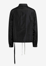 Rick Owens DRKSHDW Padded Jacket with Hidden Front Zip Black DU02E7775NCV/R_DARKS-09