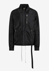 Rick Owens DRKSHDW Padded Jacket with Hidden Front Zip Black DU02E7775NCV/R_DARKS-09