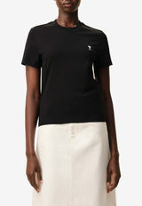 AMI PARIS Ami De Coeur T-Shirt Black FTS347724_045