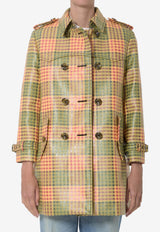 Burberry Checked Summerside Trench Coat Multicolor 8125877--C5722