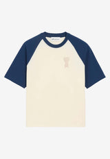 AMI PARIS Ami De Coeur Crewneck T-shirt White UTS379726_A027