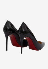 Christian Louboutin Kate 100 Patent Leather Pumps Black 3191411--BK01