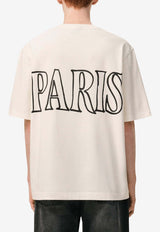 AMI PARIS Maxi Logo Boxy T-shirt White UTS380726_136