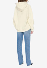 Anine Bing Harvey Logo Hooded Sweatshirt Yellow A0811858_WKHA3