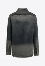 Rick Owens Fogpocket Degradé Denim Shirt Blue RU02E1237DKDEG/R_RICKO-78D