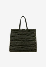 Anine Bing Large Rio Tote Bag Military Green A1311823_AYG27