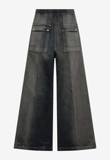 Rick Owens Wide-Leg Denim Pants Gray RU02E1366DKDEG/R_RICKO-78D