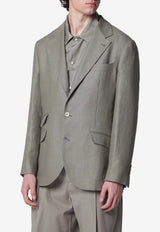 Brunello Cucinelli Deconstructed Cavallo Jacket Green MZ4037BWDSI/S_CUCIN-C053