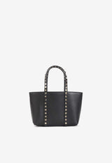 Rockstud Calf Leather Shoulder Bag