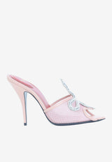 Coeur Vipère 105 Crystal Snake Mesh Sandals