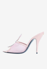 Coeur Vipère 105 Crystal Snake Mesh Sandals
