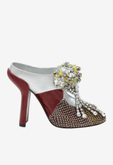 Dries Van Noten 80 Embellished Patchwork Leather Mules Multicolor 117840833/S_DRVNO-358