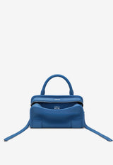 Loewe Mini Amazona 180 Calfskin Top Handle Bag Blue A039AS4X01LE/S_LOEW-8976