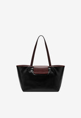 Versace Small Vivian Coated Canvas Tote Bag Black 10244331A17863/S_VERSA-2B0AJ