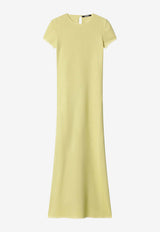 Jacquemus La Robe Maille Maxi Dress Yellow DRW00817AK00309/S_JACQM-250