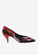 Versace Tina 65 Printed Silk Faille Pumps Multicolor 10235351A17883/S_VERSA-5X000