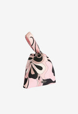 Pucci Orchidee-Print Emilio Silk Top Handle Bag Multicolor 6HBD65 6H731 023