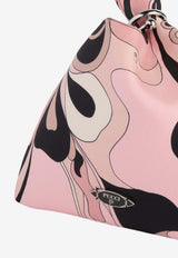 Pucci Orchidee-Print Emilio Silk Top Handle Bag Multicolor 6HBD65 6H731 023